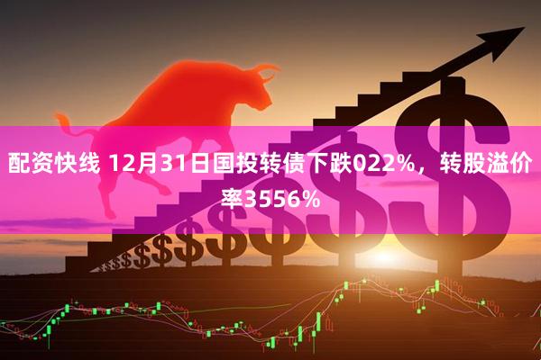 配资快线 12月31日国投转债下跌022%，转股溢价率3556%
